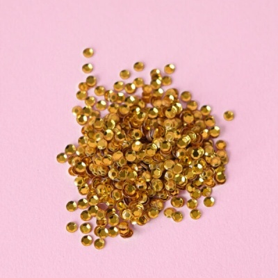 Lantejoulas | Redondas Douradas | Nuestros Camiños