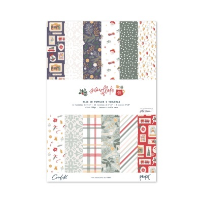 Bloco Cartões 6x8 | Snowflake | Cocoloko