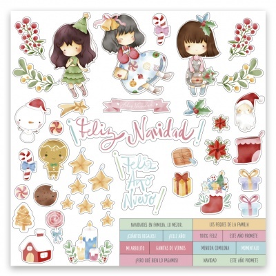 Die Cuts | Chibi Navidad | Paraes