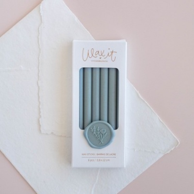 Barras Lacre | Haze Blue | Wax It | Lora Bailora