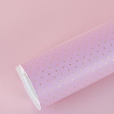 Ecopele Blim Blim | Lilás C/ Pintinhas Douradas | Johanna Rivero