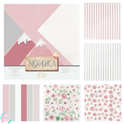 Bloco 48 Papéis | 12x12 | Nórdica | Alazne Vales