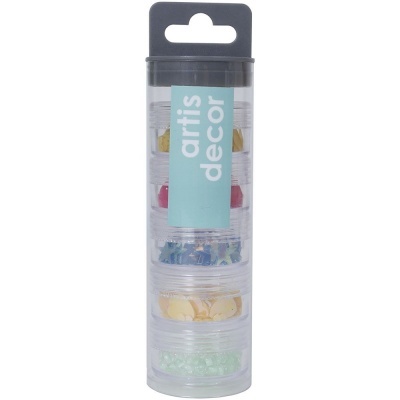 Conjunto 5 Caixas Lantejoulas | Verão