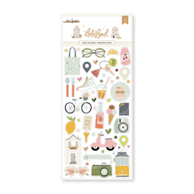 Autocolantes Puffy | Ilustrações | Lala Land | Lora Bailora