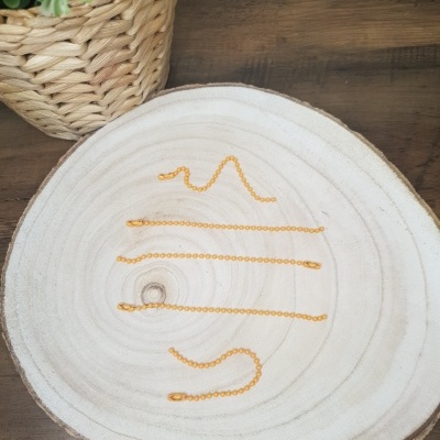 Correntes Bolinhas | Laranja