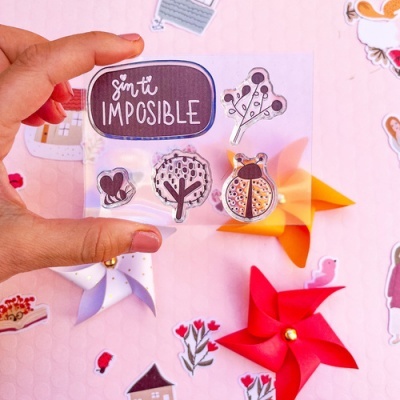 Carimbo | Sin ti Imposible | Piccolina Brava