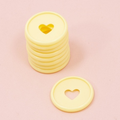 Anilhas Disco Amarelas | M | Encadernação