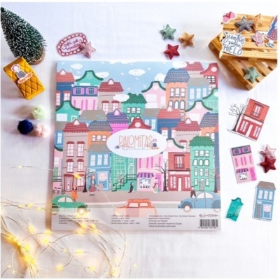 Bloco 16 Papéis + Especiais | 12x12 | Palomitas | Piccolina Brava