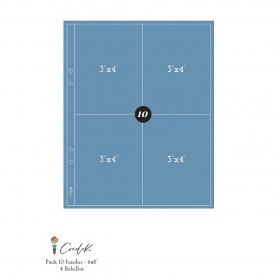 Bolsa Álbum | 6x8 | 4 Bolsos