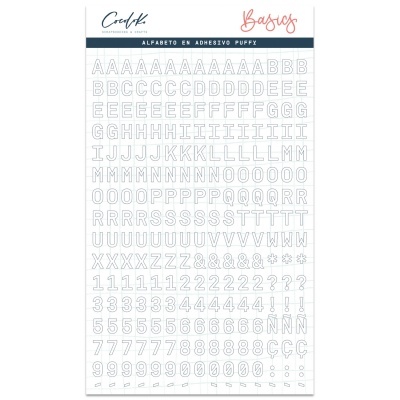Alfabeto Puffy | Branco | Cocoloko