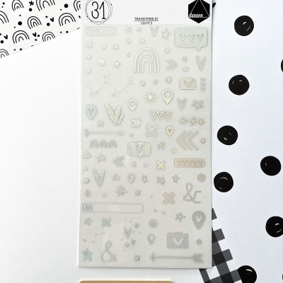 Transferíveis Foil Iridescente | 31 | Duna On