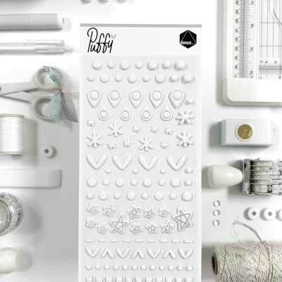 Autocolantes Puffy | Branco | Duna On