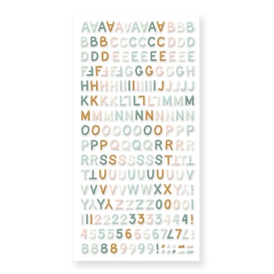 Alfabeto Puffy | Colorido | Baby Bloom | Mintopía