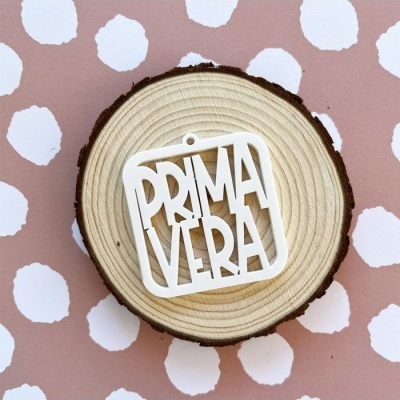 Metacrilato | Medalhão Primavera | Patio