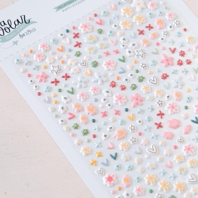 Autocolantes Puffy | Flores | A Volar | Mintopía