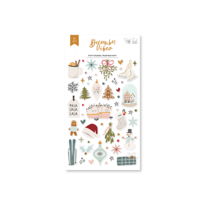 Autocolantes Puffy | Ilustrações | December Vibes | Lora Bailora