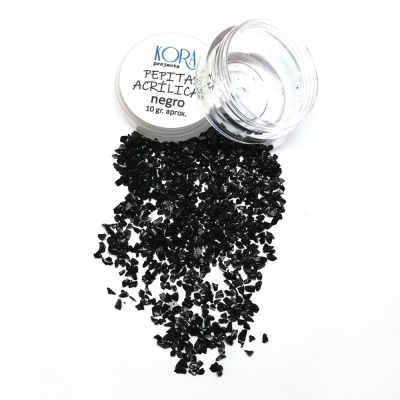 Pepitas Acrílicas | Preto