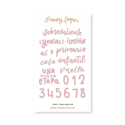 Cortante | Vuelta Al Cole | Baby M va al cole