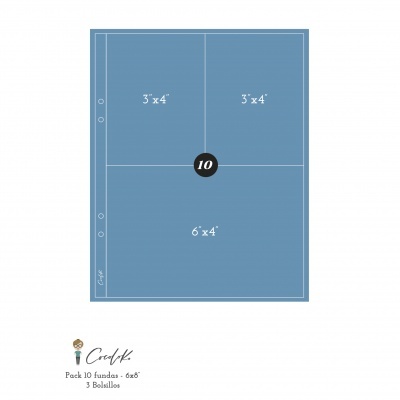 Bolsa Álbum | 6x8 | 3 Bolsos