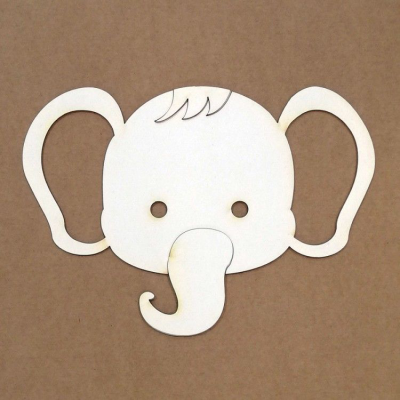 Silhueta Chipboard | Elefante | Kora