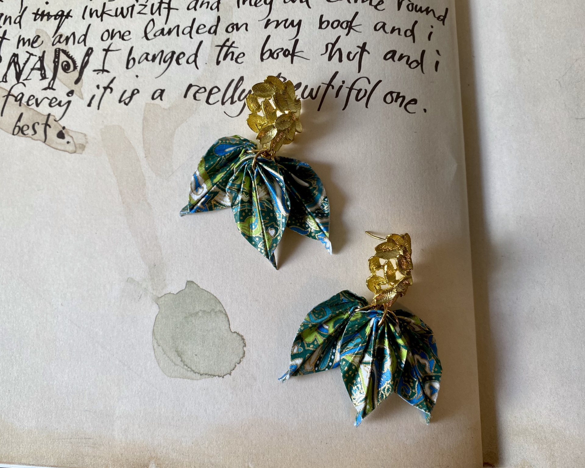 Brincos Folha Brincos Folha