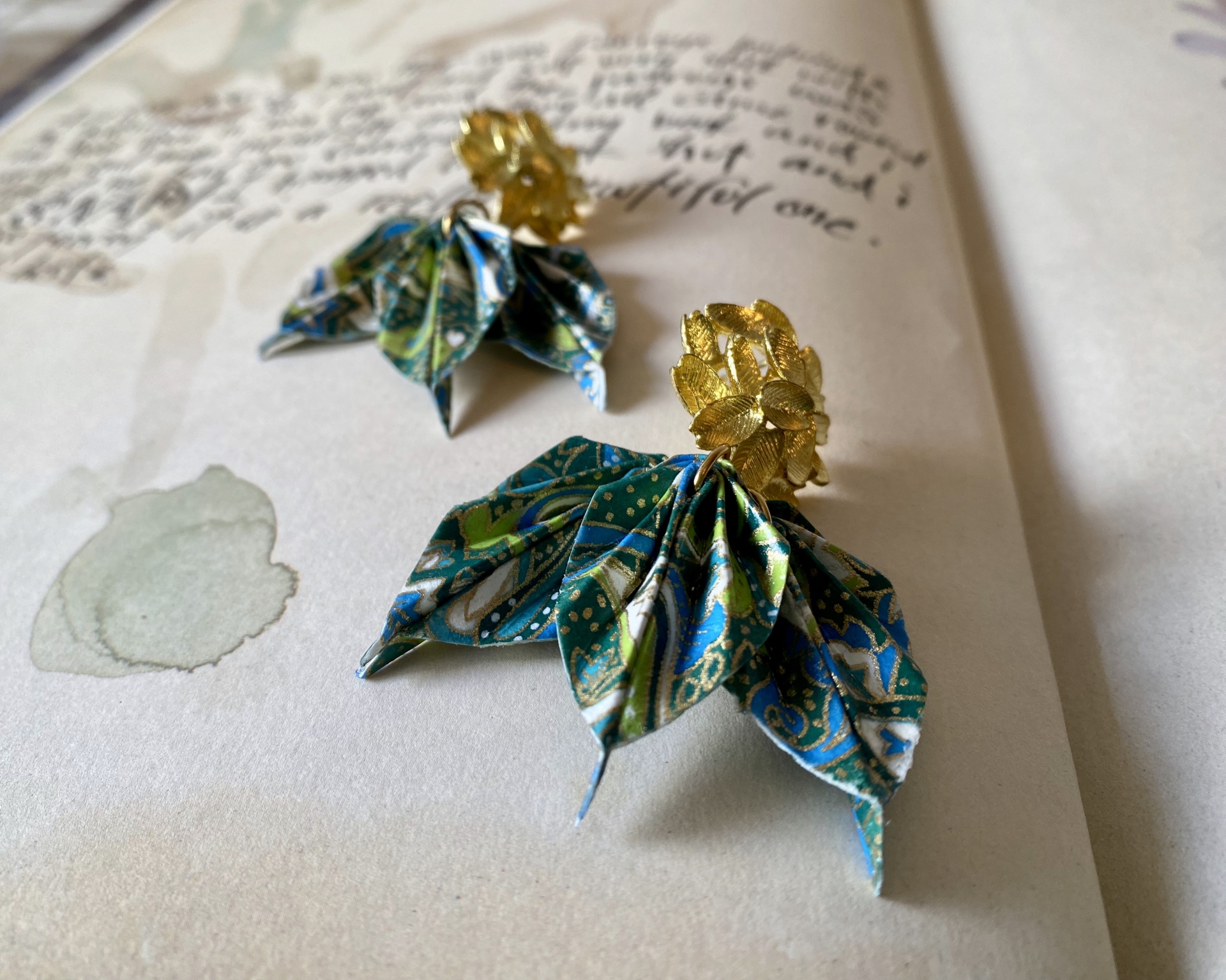 Brincos Folha Brincos Folha