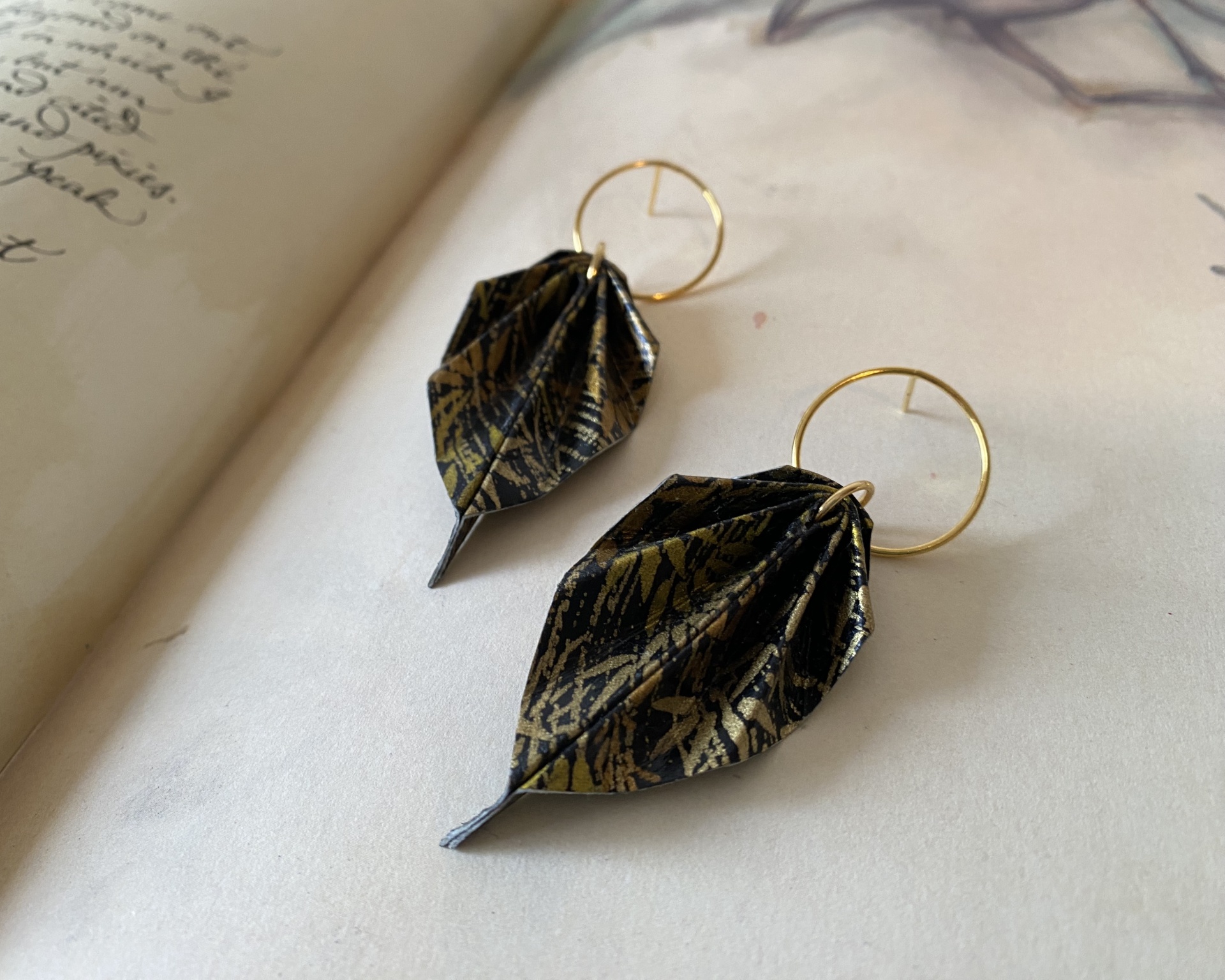 Brincos Folha Brincos Folha