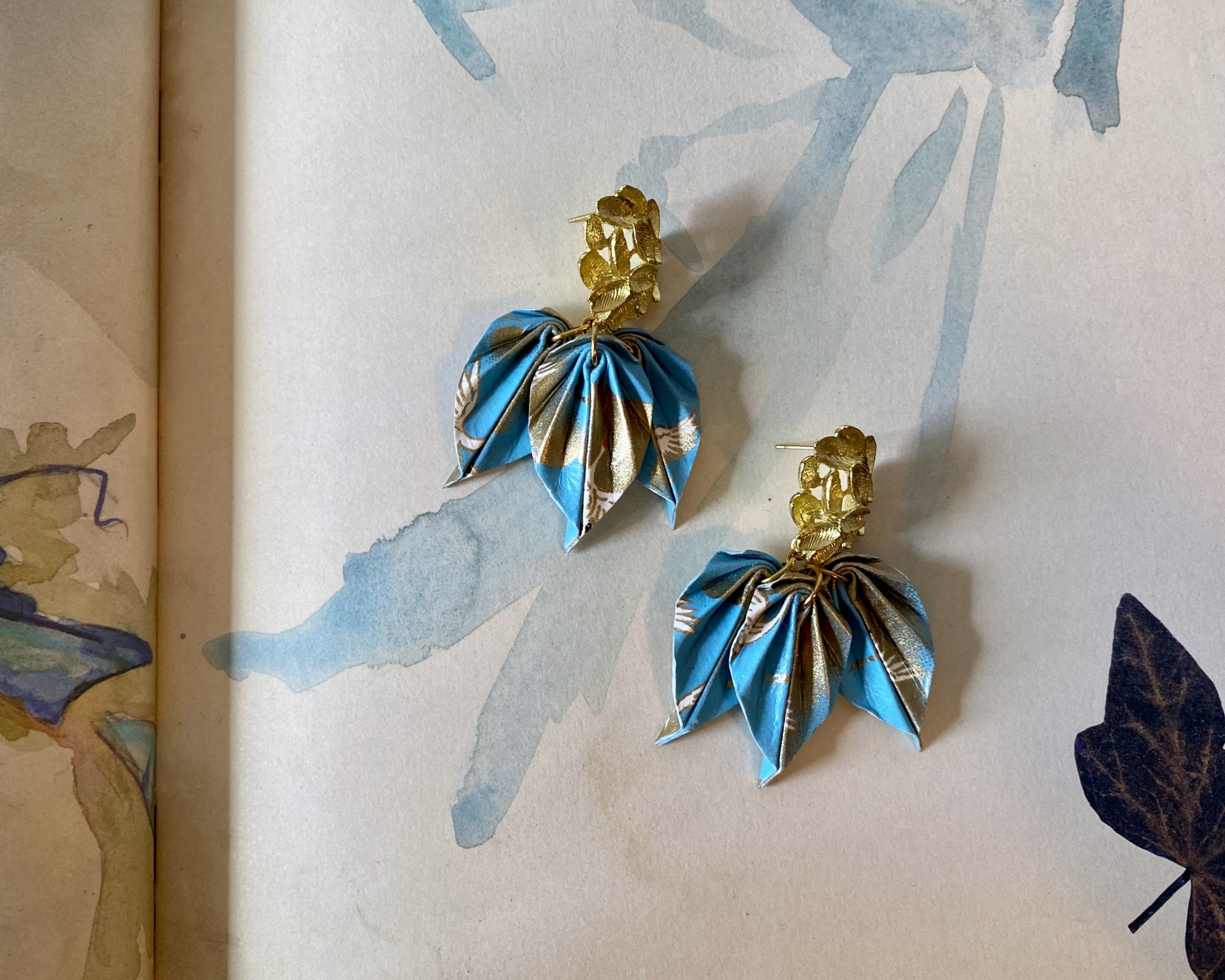 Brincos Folha Brincos Folha