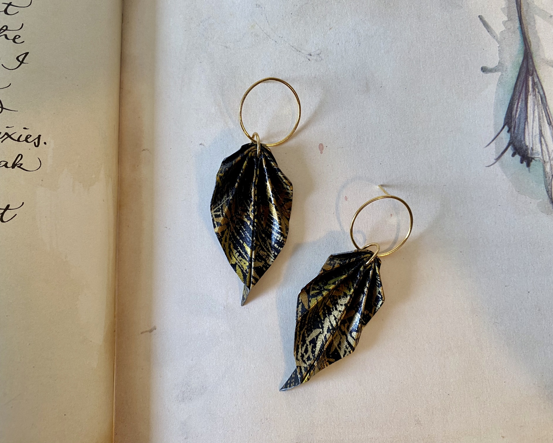 Brincos Folha Brincos Folha