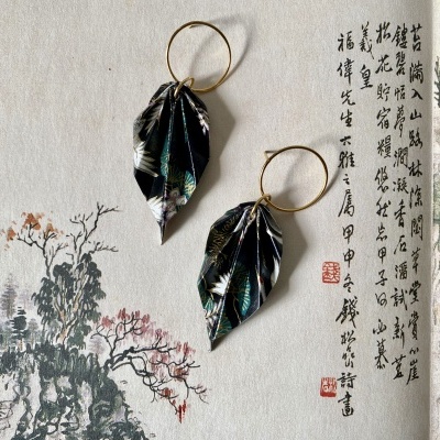 Brincos Folha