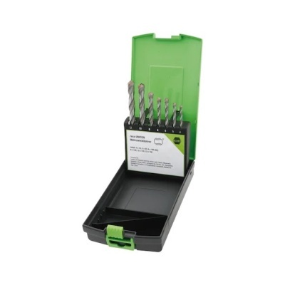 Kit Broca multiuso UNICON cassete de 7 peças - haste lisa