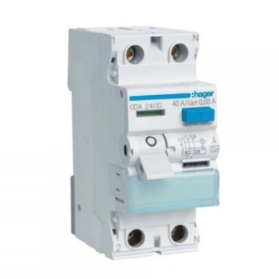 HAGER CDA240D 2P 40A 30MA TIPO A 230V