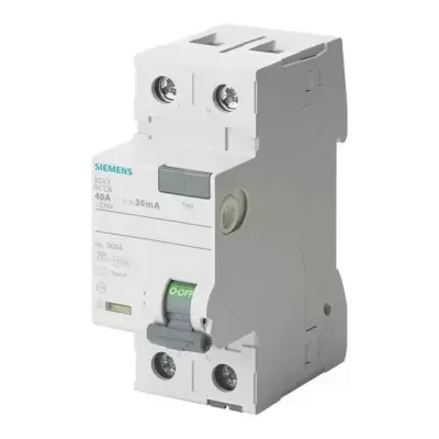 SIEMENS 5SV3314-6 2P 40A 30MA TIPO A 230V - N direita