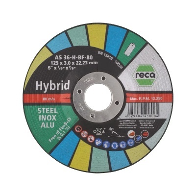 Disco de desbastamento híbrido