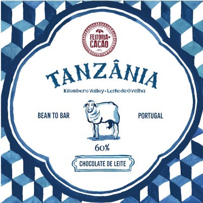 Feitoria do Cacao Chocolate de Leite Tanzânia Kilombero 60% + Leite de ovelha
