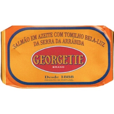 Georgette Salmão em Azeite com Tomilho Bela-luz da Serra da Arrábida