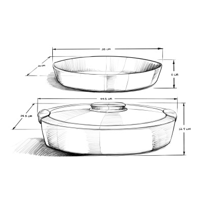 Tabuleiro Térmico Oval Enjoy