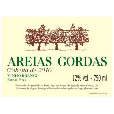 Areias Gordas Fernão Pires, Soc. Agr. Areias Gordas
