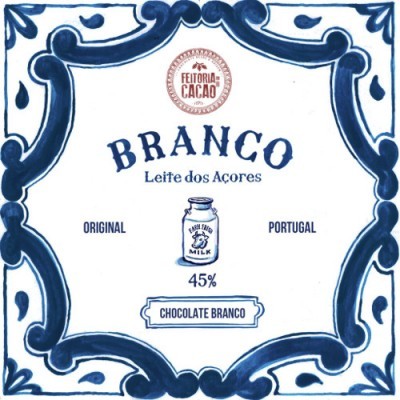 Chocolate Branco 45% + Leite dos Açores