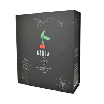 Conjunto Ginja M.S.R. de Alcobaça + 2 copos