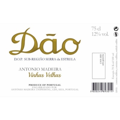 António Madeira Vinhas Velhas Branco
