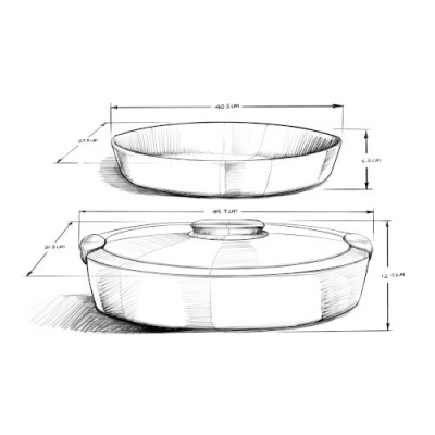 Tabuleiro Térmico Oval Enjoy