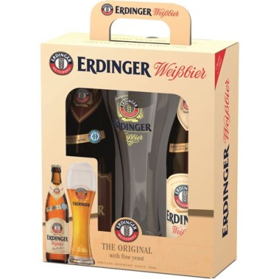 Pack Erdinger Exclusive (2 cervejas + 1 copo)
