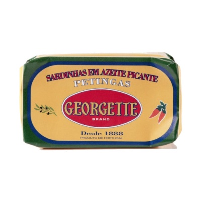Georgette Petingas (Sardinha) em azeite picante