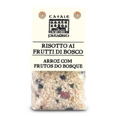 Risoto com frutos do bosque
