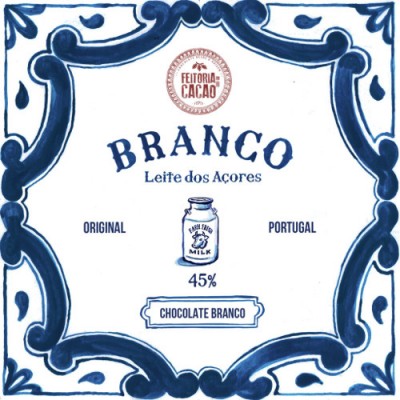 Chocolate Branco 45% + Leite dos Açores
