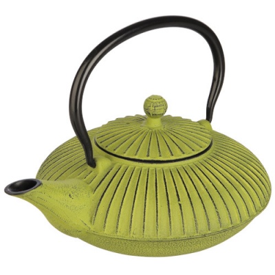 Bule em Ferro Fundido Verde