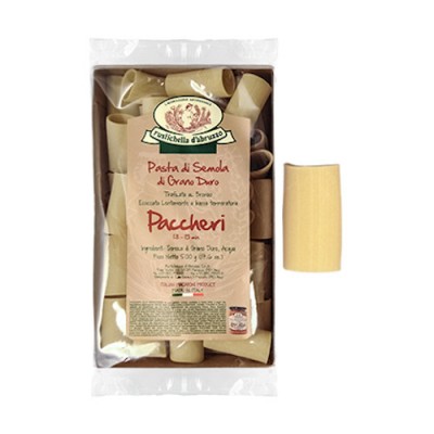 Massa artesanal Paccheri