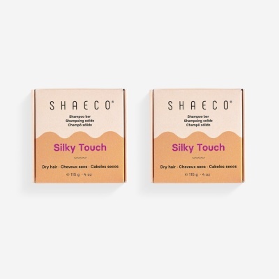PACK 2 CHAMPÔ SÓLIDO CABELOS SECOS SILKY TOUCH