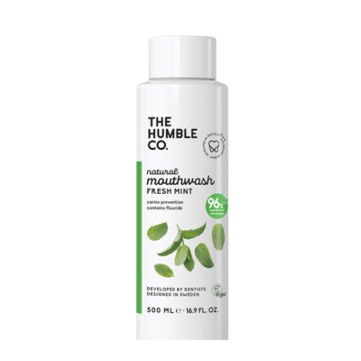 Elixir Bucal - Menta Fresca (220 ppm F) - 500ml - The Humble Co